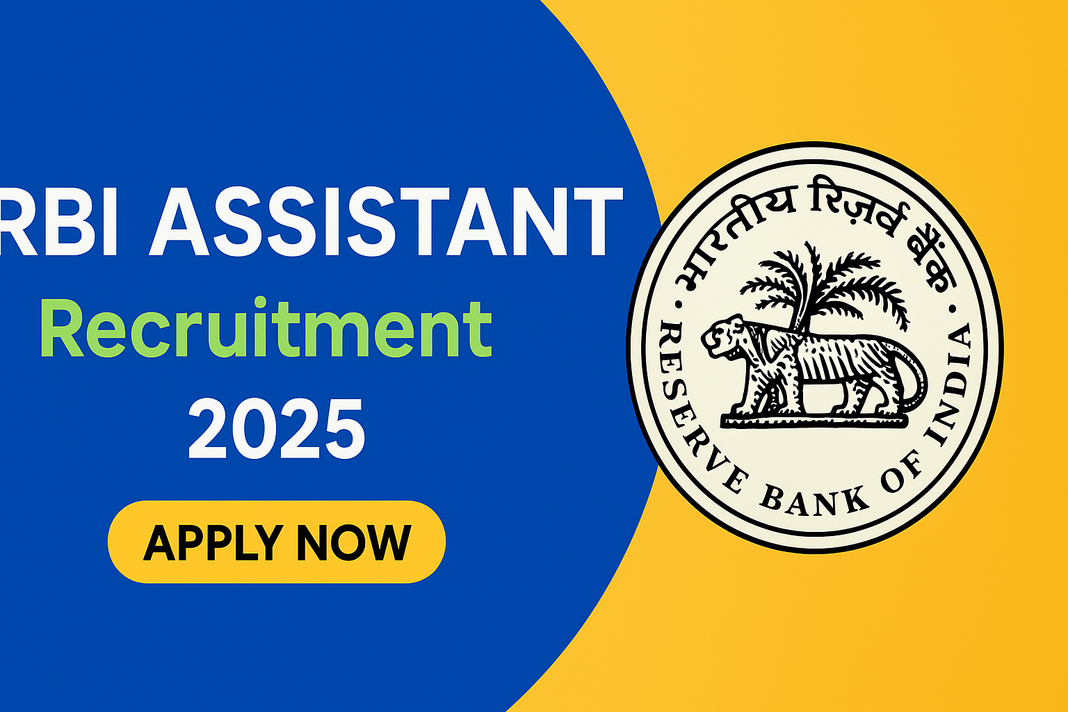 RBI Assistant Vacancy 2025