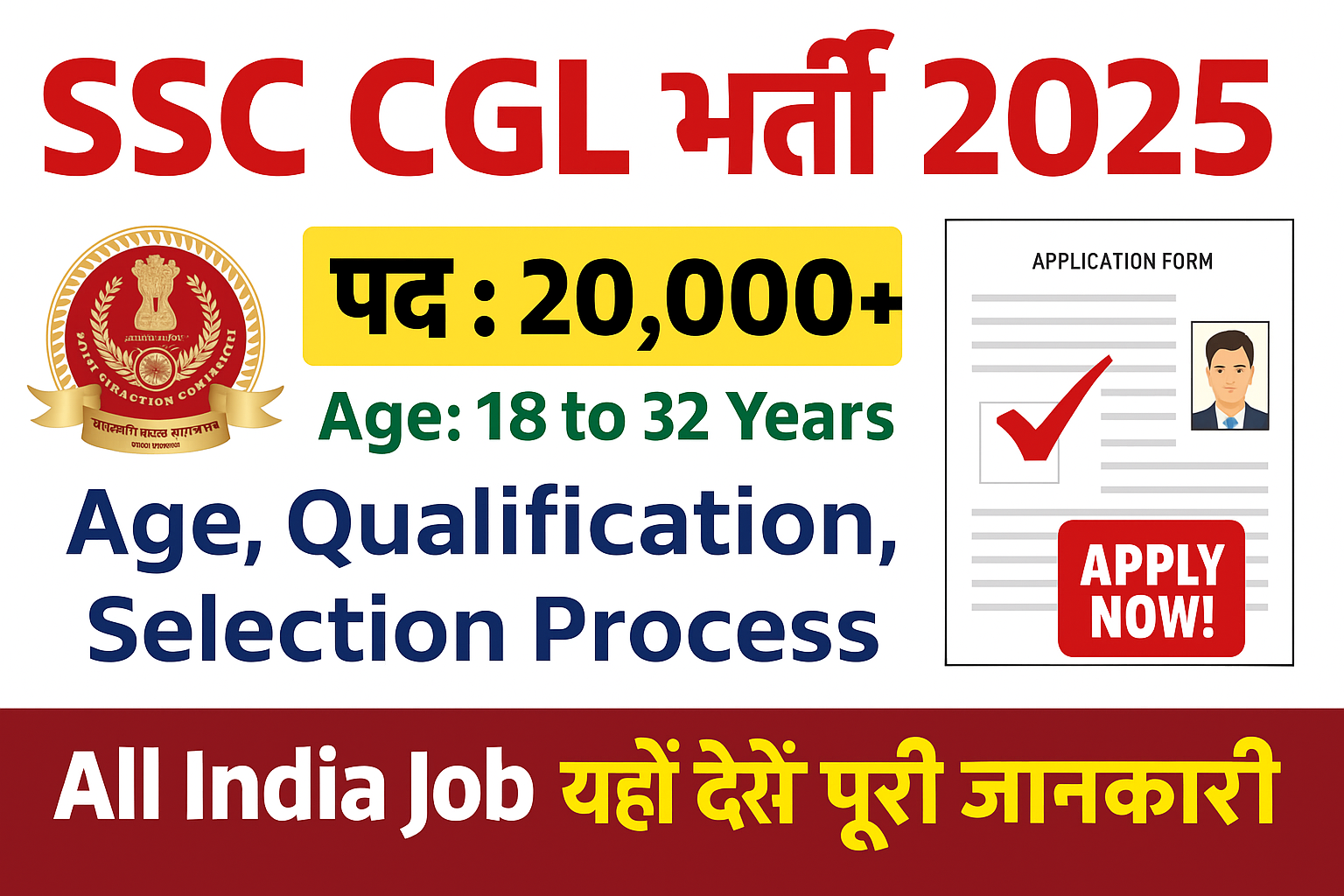 SSC CGL Recruitment 2025