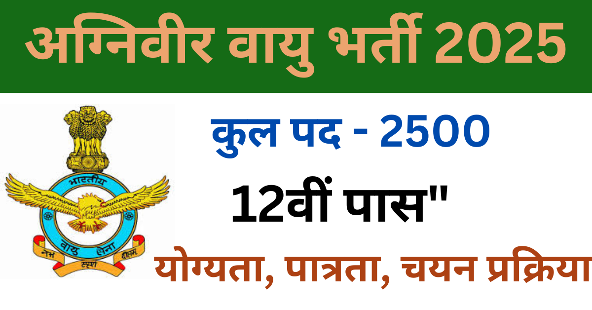 Indian Air Force Recruitment 2025